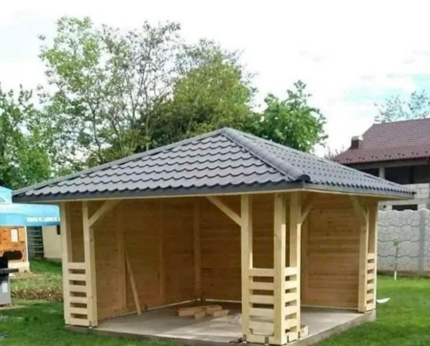 Vând foișor Terase din lemn
-foișoare la comanda
-pergole modele moderne
-leagăne din lemn sau metal
-gard confecționat din lemn
-asteriala (plata) di