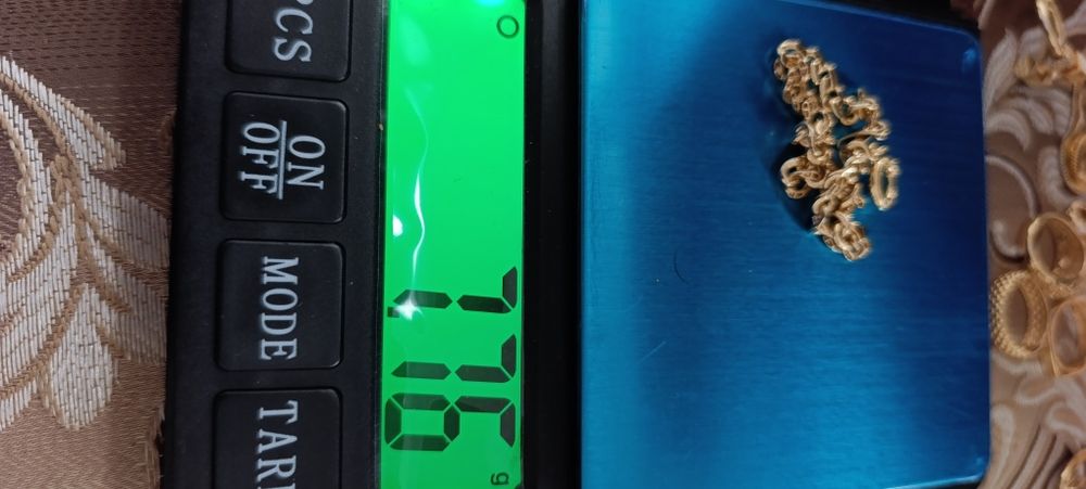 Золотоя браслет проба 585, вес 7,76 гр, длина 20 см