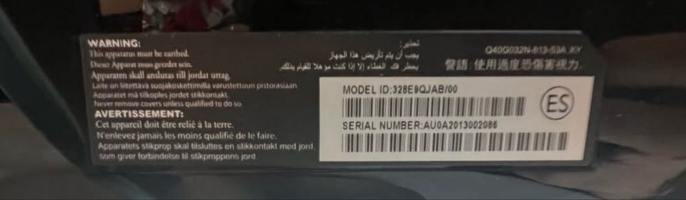 Monitor Philips 32″ 328E9Q – Full HD, Ultra Wide-Color