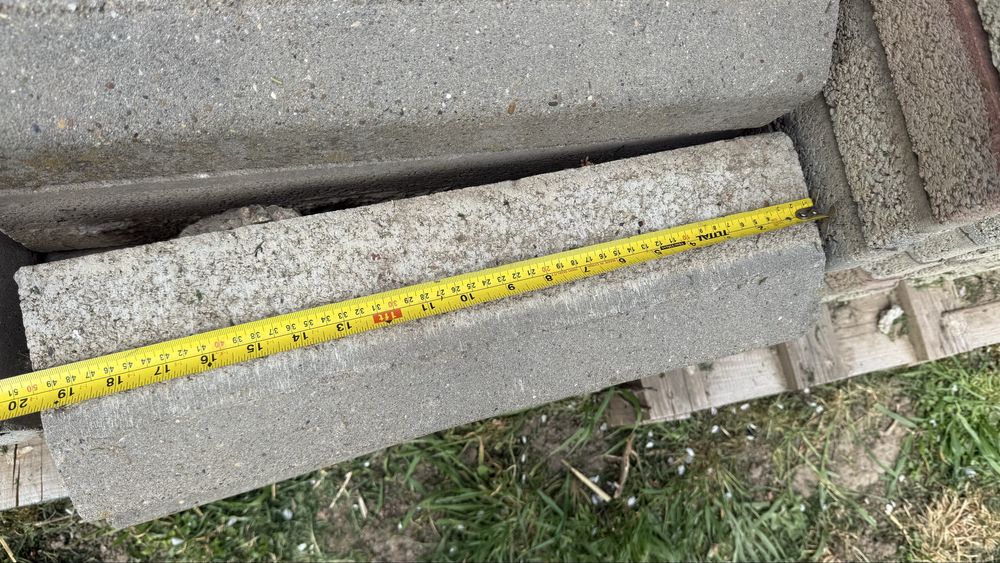 Pavele model dublu T - 6 cm - second hand