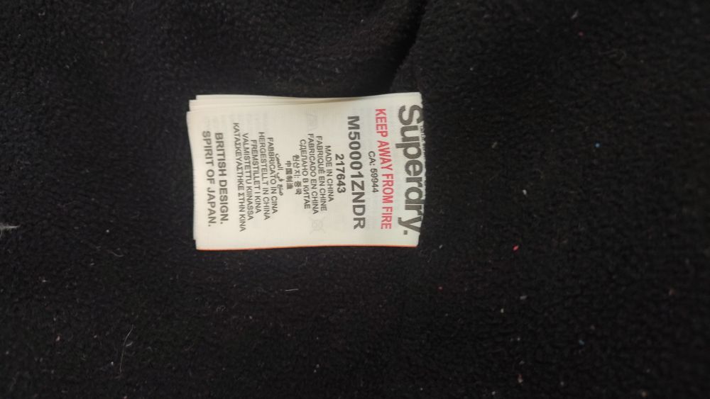 SUPERDRY original Windhibrid Japan  мъжка пухена грейка