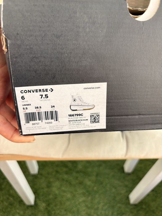Converse бели кецове, размер 38.5
