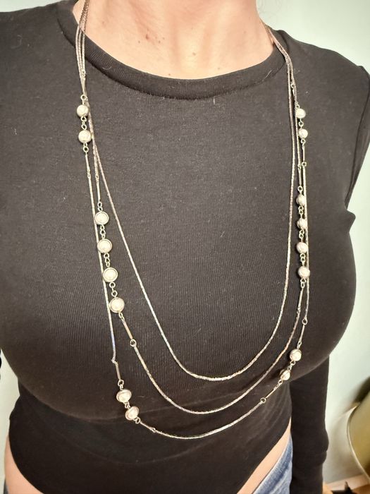 Колие с естествени перли