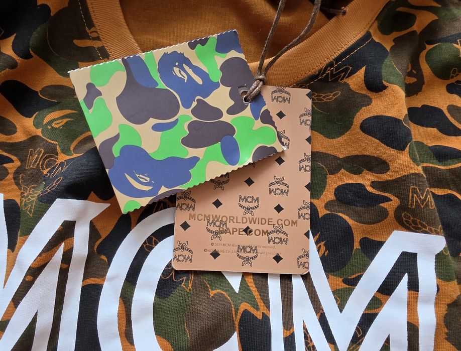Футболка Bape x MCM