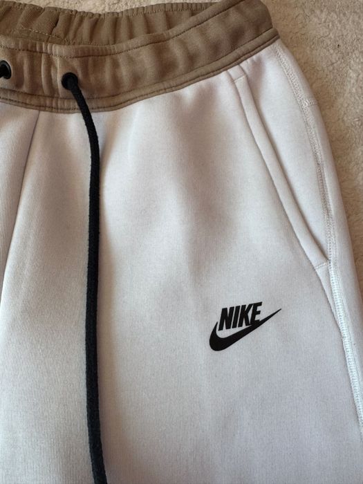 Nike tech fleece кафяво-бял