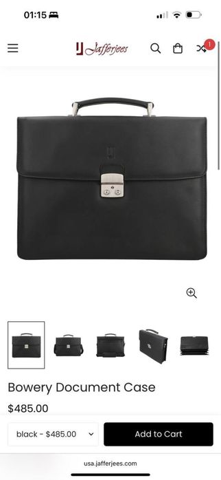 Сумка чемодан дипломат кожаный