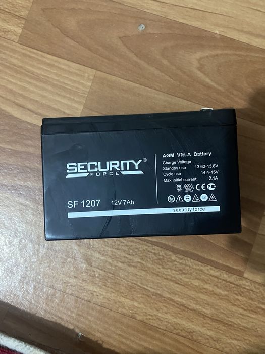 акумулятор SECURITY 12V 7Ah
