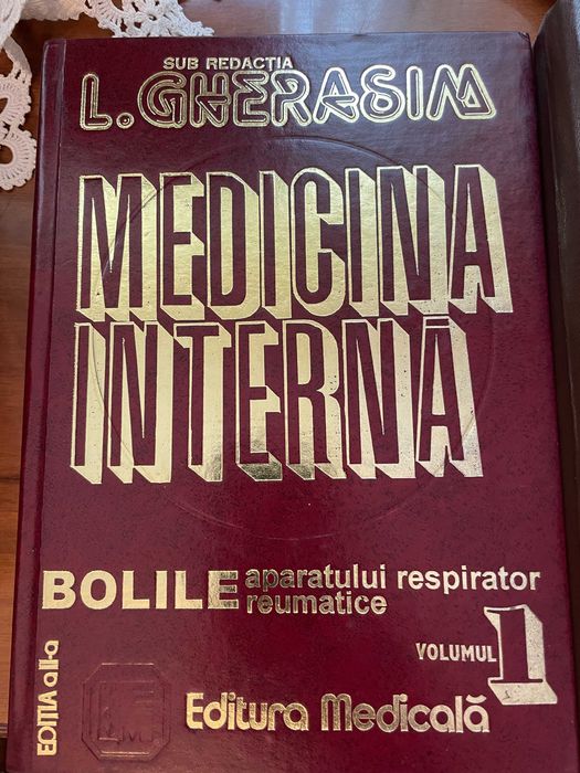 Atlas Tratat medicină internă Gherasim vol 1-3 rezidentiat nu Harrison