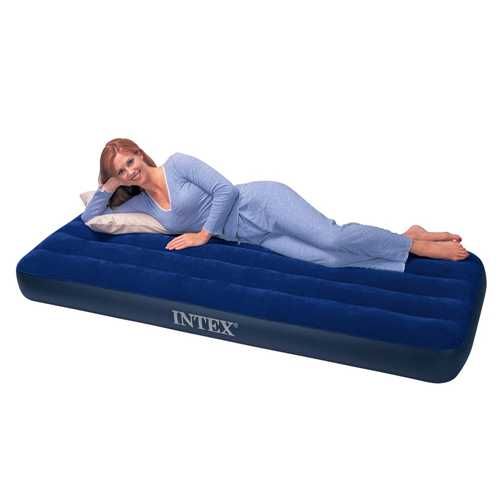 Надувной матрас-191x99x25 см. С ПОДУШКОЙ, НАСОСОМ ДОСТАВКА БЕСПЛАТНО