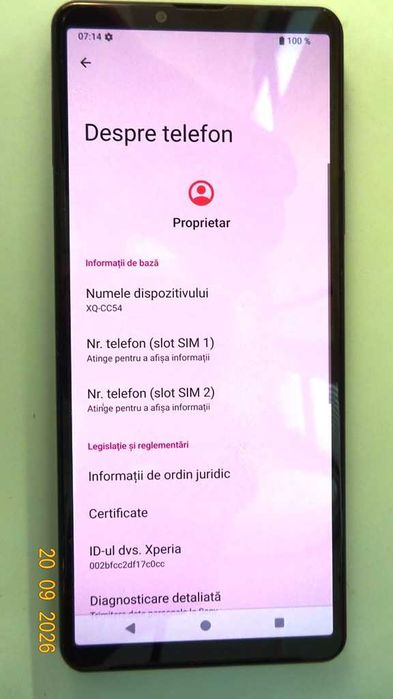 Vand telefon Sony Xperia 10 lV