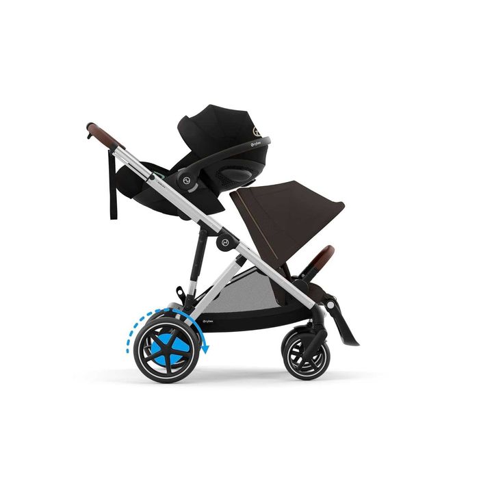 ПРОМО Нова Детска Бебешка Електрическа Количка за Близнаци Cybex Gold E-Gazelle S, 0-4г, до 22 кг