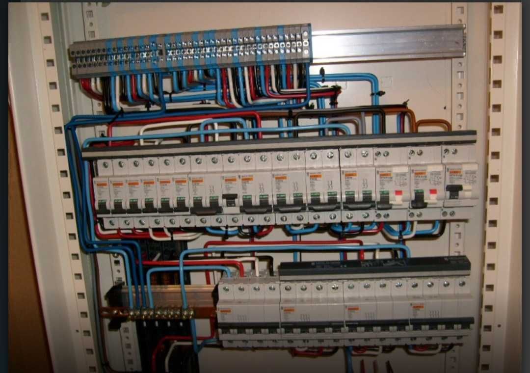 Полставки электрика. Электрощит ABB на 48 модулей. Расключение электрического щитка. Электромонтаж в распределительных щитах. Расключение распред щита.