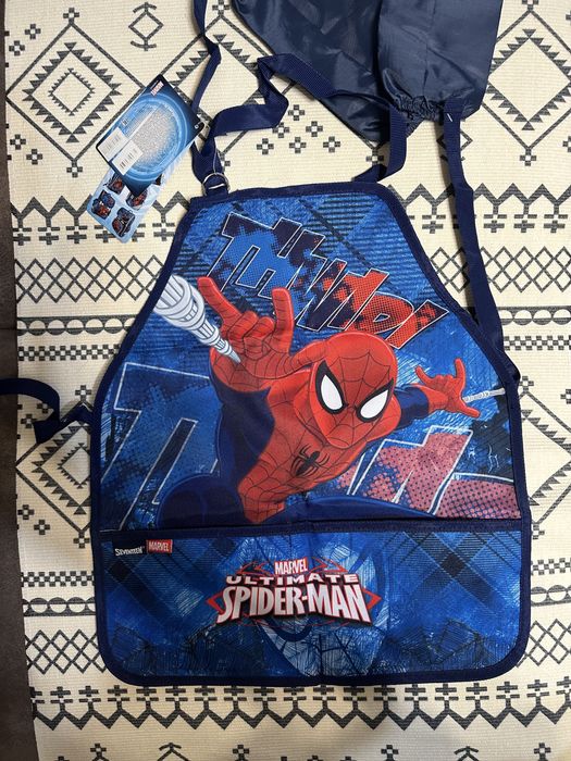 Новый Школьный фартук с нарукавниками для уроков труда