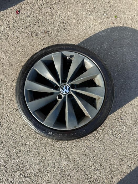 Jante + Cauciucuri VOLKSWAGEN VW R18 originale