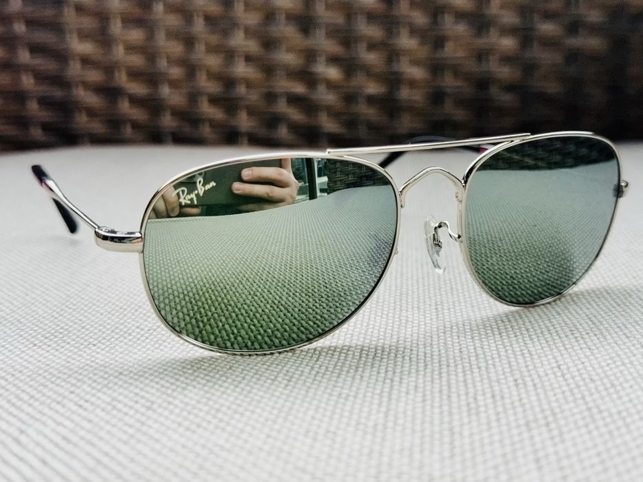 Ochelari soare RayBan Bain Bridge  RB3735 Polished Silver