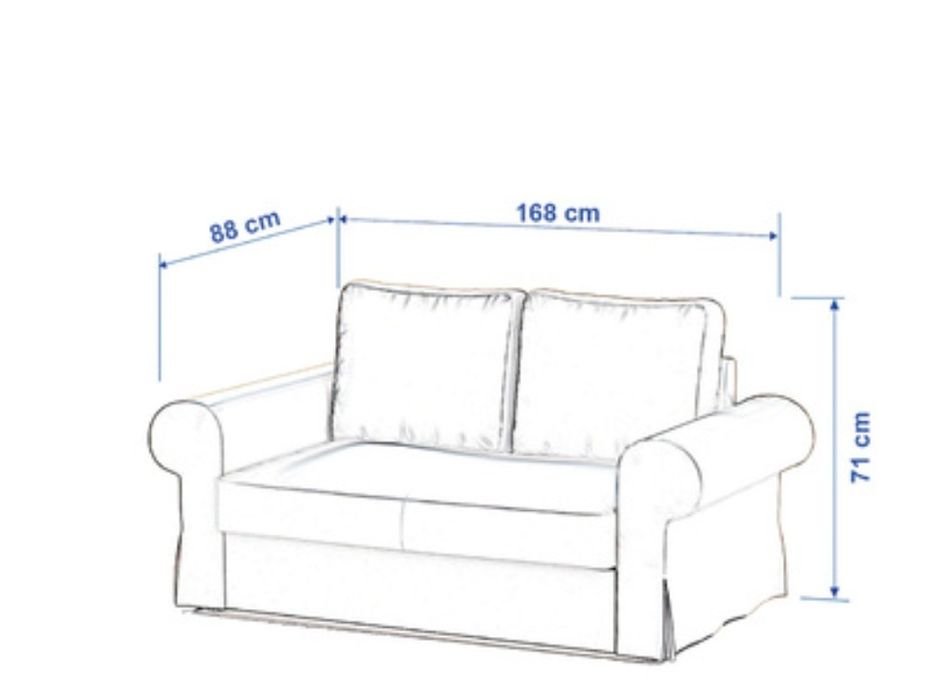 Разтегателен диван Ikea Backabro 2ка