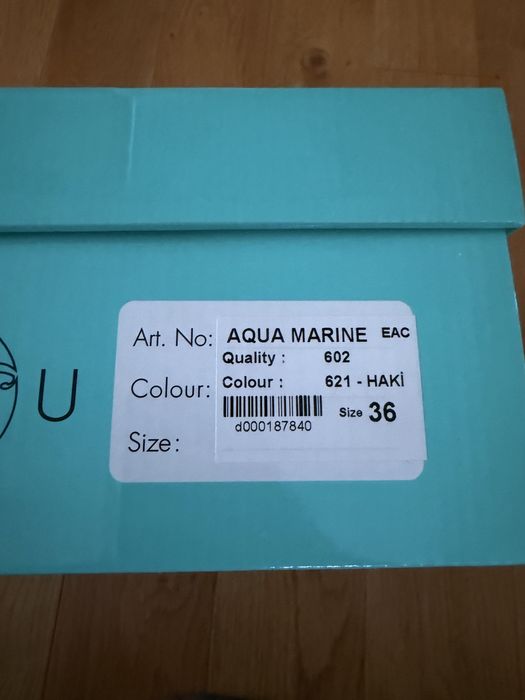 Велурени боти AQUAMARINE