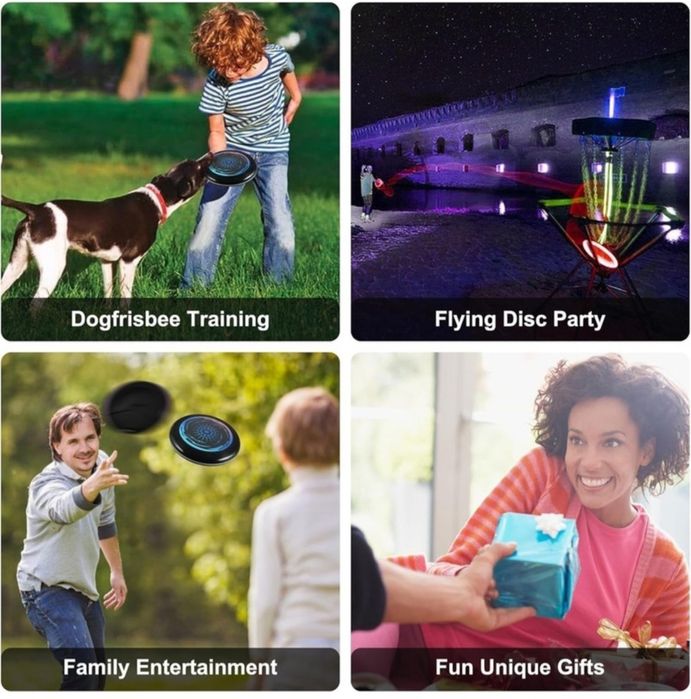 LED летящо хвърчило, 49 лампи, 27 см, синьо