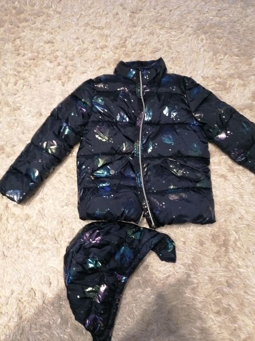 Geaca fetita cu unicorn H&m 9-10 ani(140)