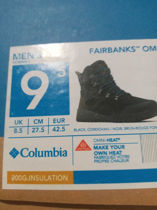 Ботинки кроссовки Columbia