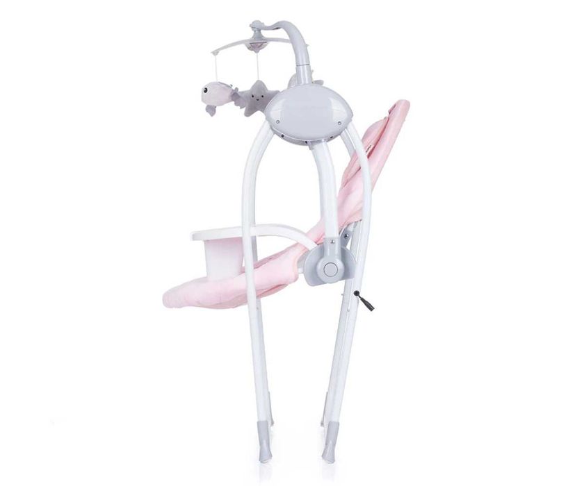 Chipolino Електрическа музикална бебешка люлка-шезлонг 2 в 1 Нукс