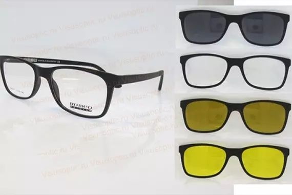 5 xil rangdagi koʻzoynaklar achkilar