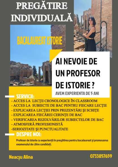 Meditații istorie Bac, Pregătire individuală