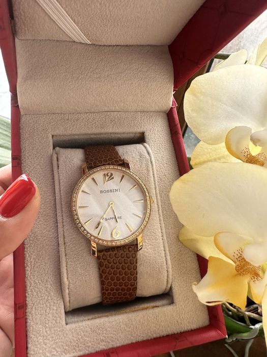 Часы Rossini цирконы и сапфировое стекло