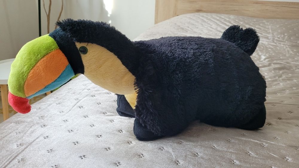 Jucărie pernă plush copii 50 cm Tucan