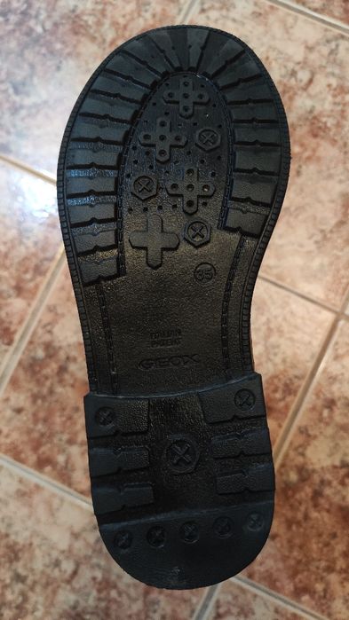 Детски кожени ботуши GEOX