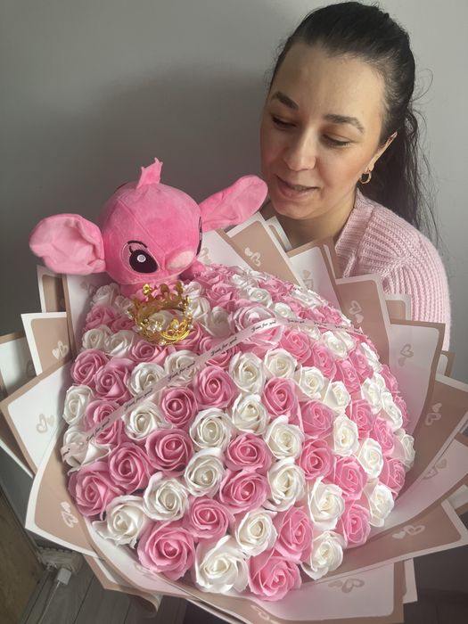 Buchet trandafiri de sapun