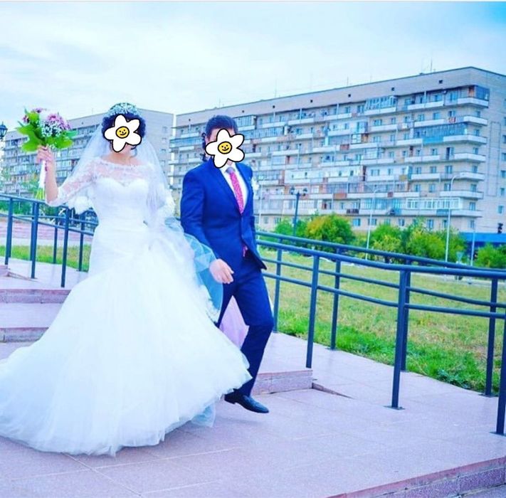 Продам свадебное платье .