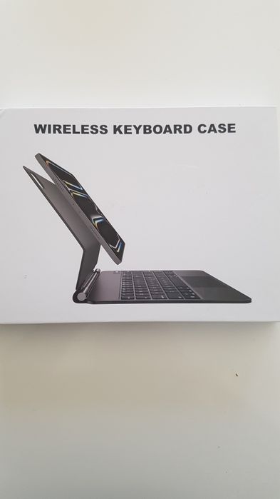 Калъф с магнитна клавиатура за iPad Air 11" 2024 M2, iPad Pro 11"