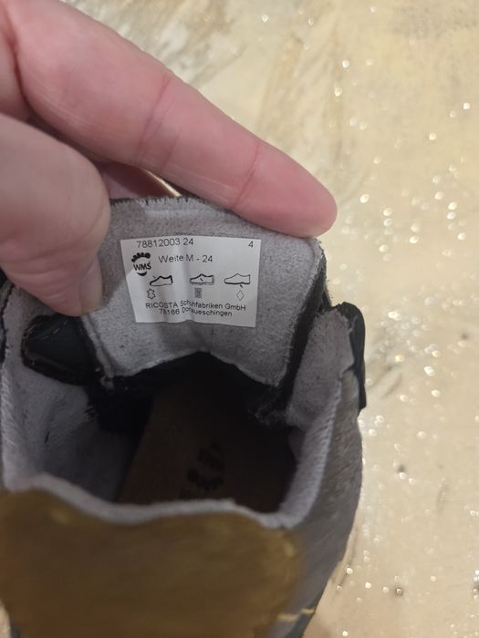 Ghete piele Ricosta, mărimea 24