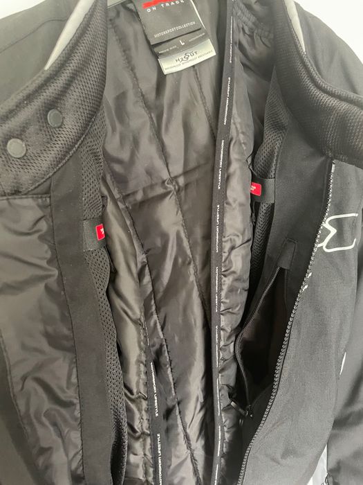 Geaca Moto Spidi  negru-gri măsura L