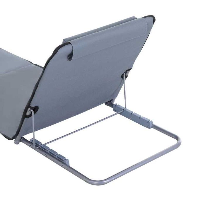 Сгъваем шезлонг Outsunny,  с регулируема облегалка в 5 позиции