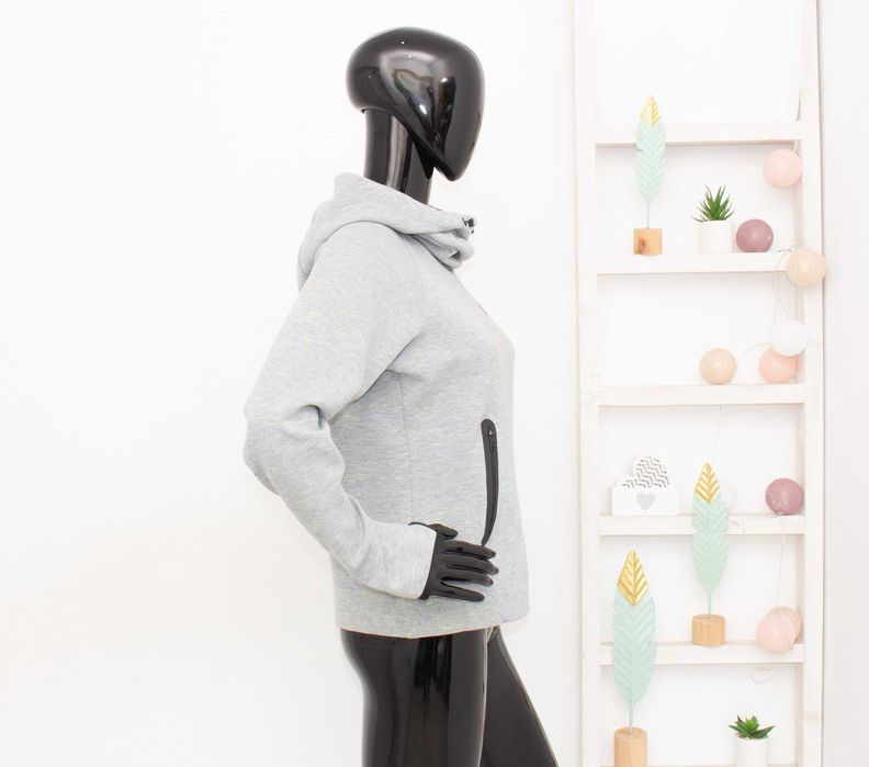 Nike Tech Fleece оригинален дамски суичър сив худи М