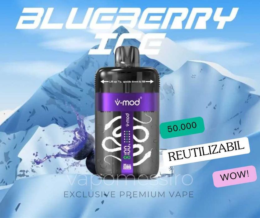 Vape Castigator Loc 1  Voom Premim 50.000 Reincarcabil