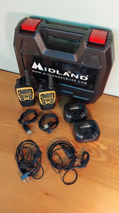 Walkie talkie - Midland XT70 Adventure, 2 buc/set, Galben