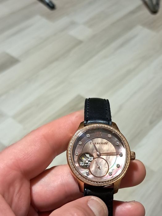 Луксозен автоматичен дамски часовник Thomas Earnshaw Lady Australis - Като нов!