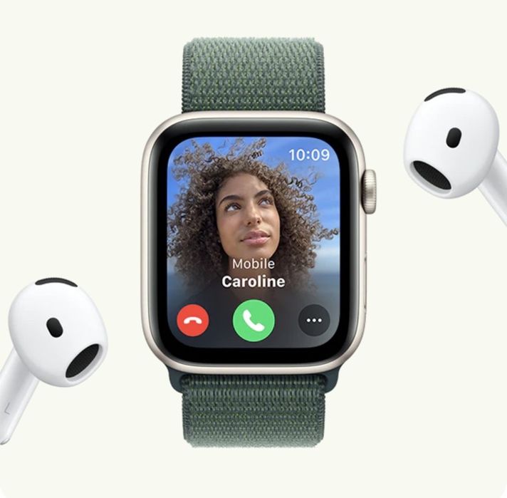 Curea originala Apple Watch 38/40/41/42MM, Ajustabila, Verde Evergreen