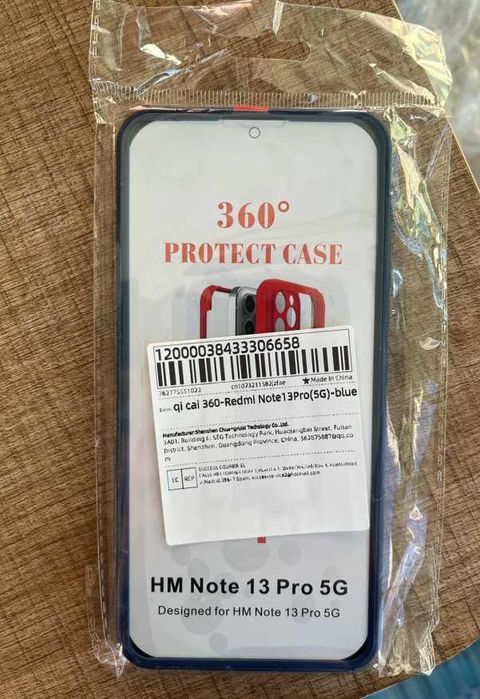 Цветен капак и комплект фолио за екран за Xiaomi Redmi Note 13 Pro 5G