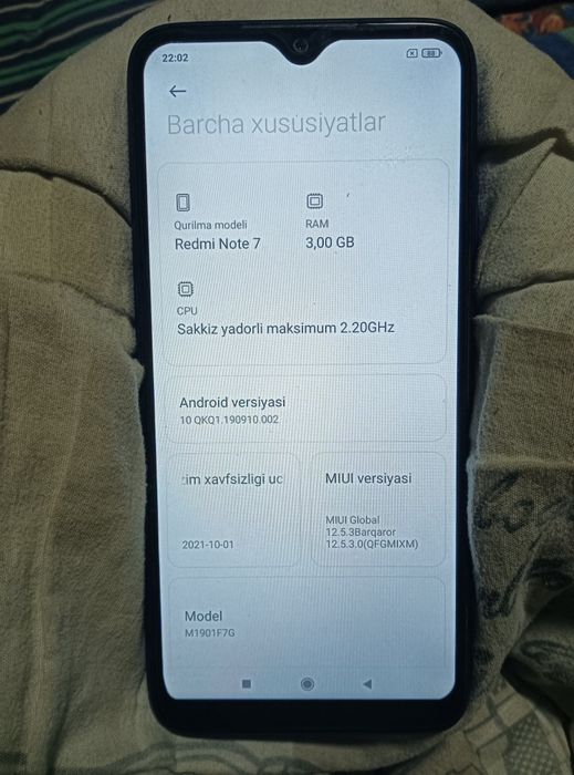 Redmi note7. 32talik