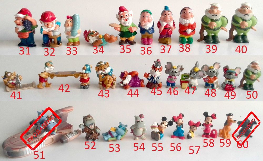 Играчки Киндер Сюрприз Kinder Surprise