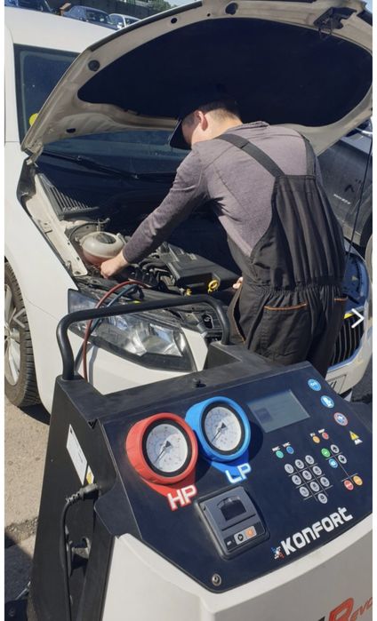 Încărcare Freon Auto r134A - r1234yf Auto - PROGRAM NON-STOP