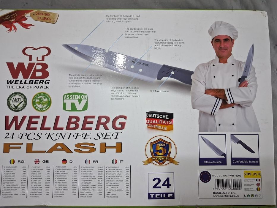 Vând set Wellberg 24 piese.Pret negociabil.