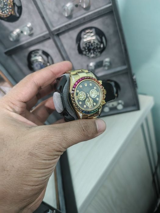 Rolex xam murskoy xam jenskiy variant toshlari raduga quyosh nurida ya