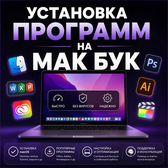 Установка программ на мак бук, программы на MacBook