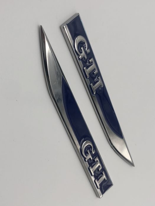Set Embleme VW GTI albastru