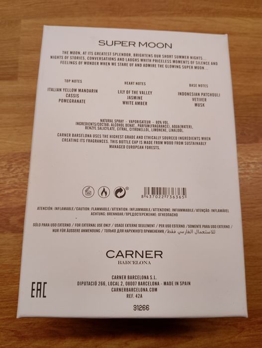 Carner Barselona Super Moon 100ml parfum